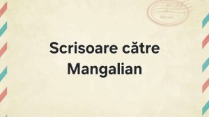 Scrisoare către Mangalian